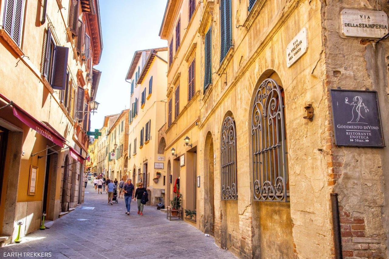 شقة Il Palco Montepulciano, Vista Incredibile, 150Mt Da Piazza Grande المظهر الخارجي الصورة